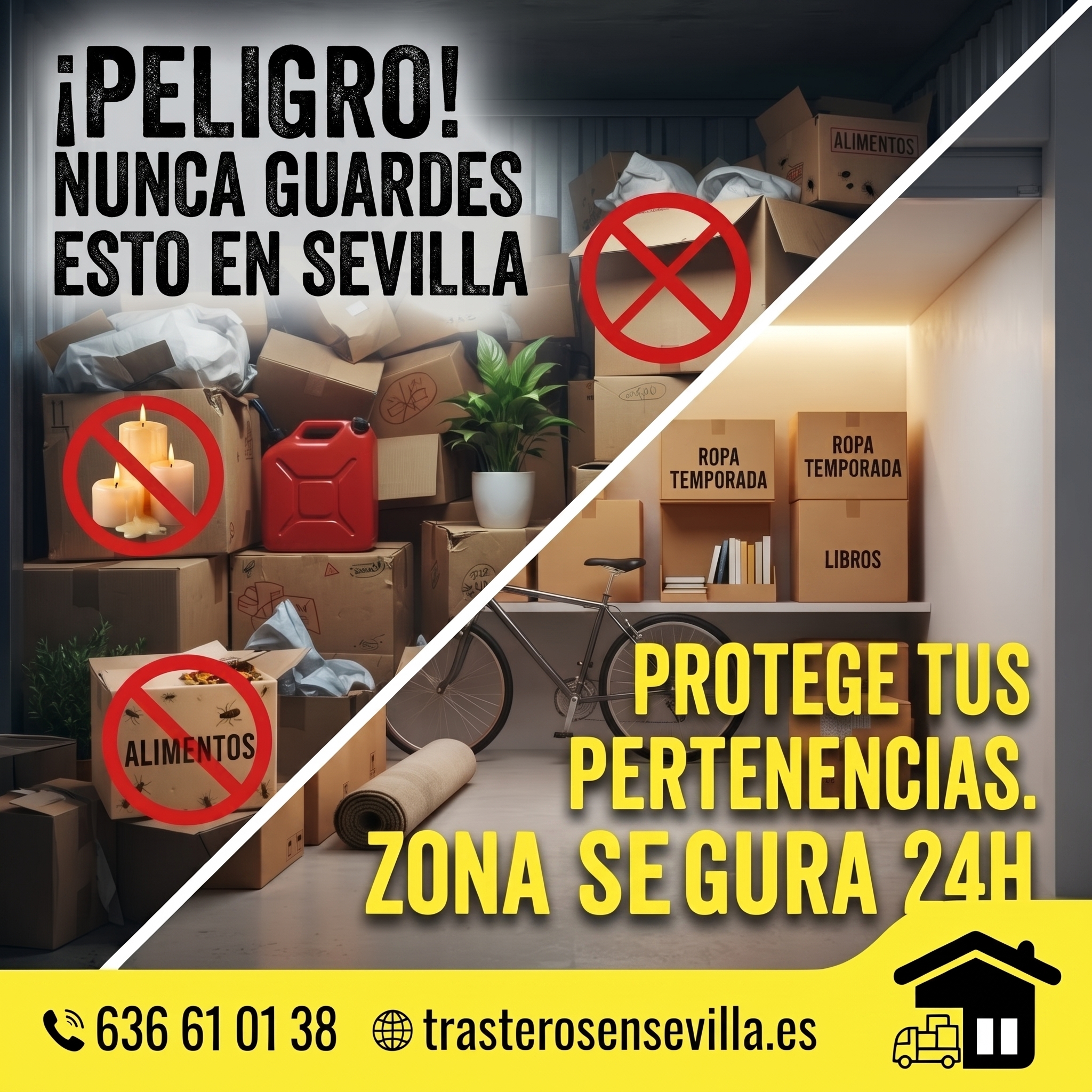 Qué objetos no debes guardar nunca en un trastero en Sevilla - trasterosensevilla.es